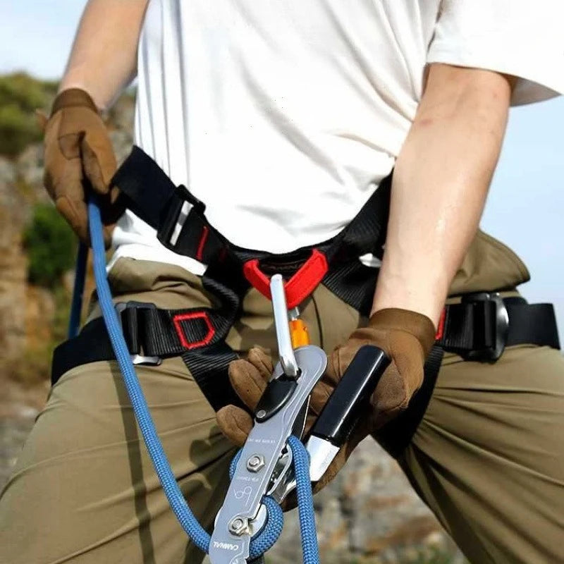 Outdoor Harness Sports Rock Climbing Half-Body Safety Protection Equipment Waist Support Aerial Survival Mountain Tools