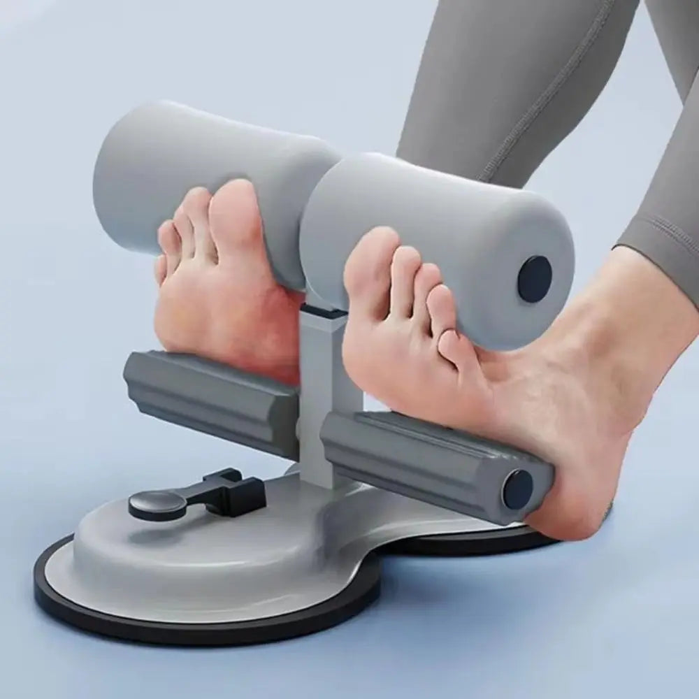 with Resistance Band Sit-up Assistive Bar Ankle Support Enhanced Safety Fitness Situp Equipment Suction Cup Type