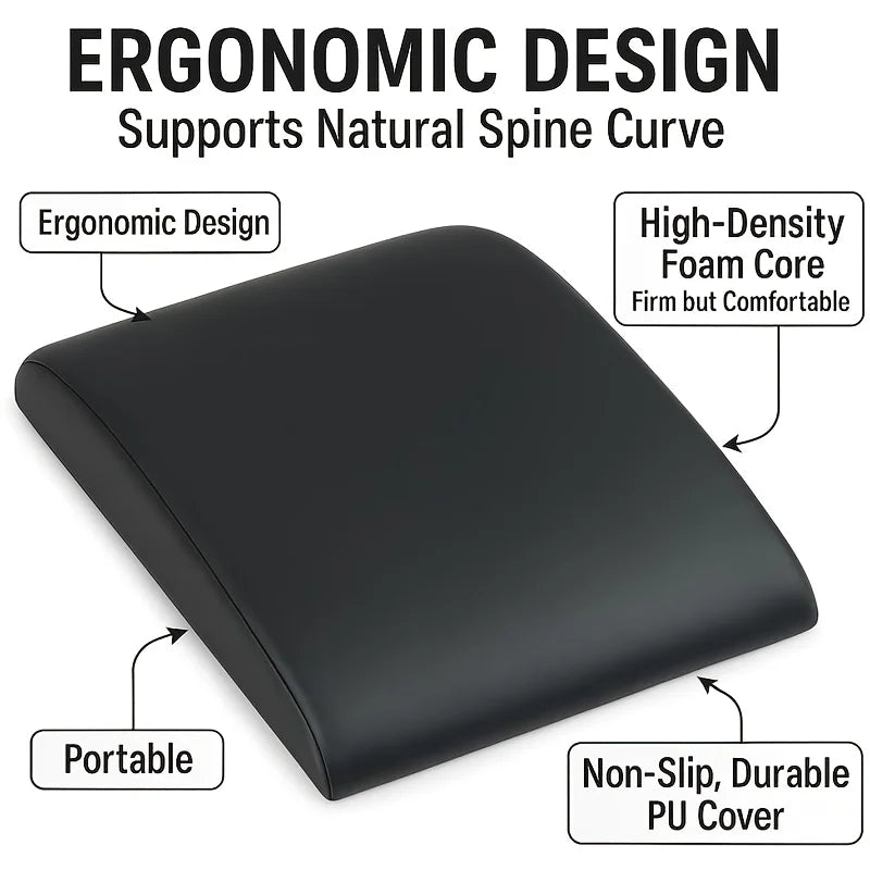 Ab Mat - Workout Mat Accessory for Abdominal Exercises, Sit-Ups, Crunches, Push-Ups, Core Training - Portable Padded Shaped Mat