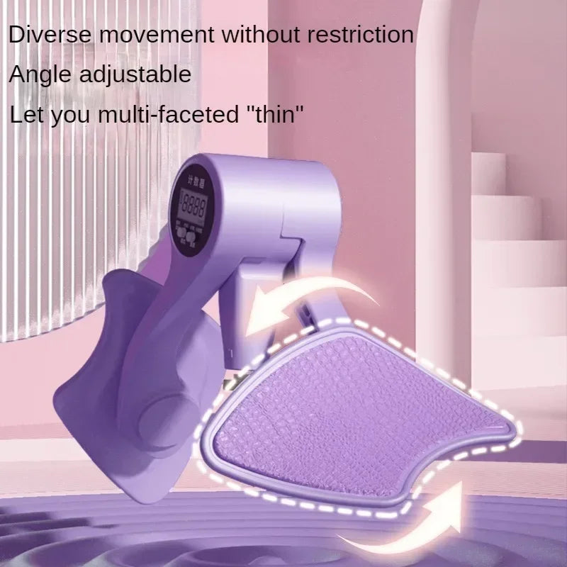 Digital Counter Hip Trainer Leg Trainers Pelvic Floor Muscle Strength Adjustable Leg Exerciser Inner Thigh Fitness Equipment