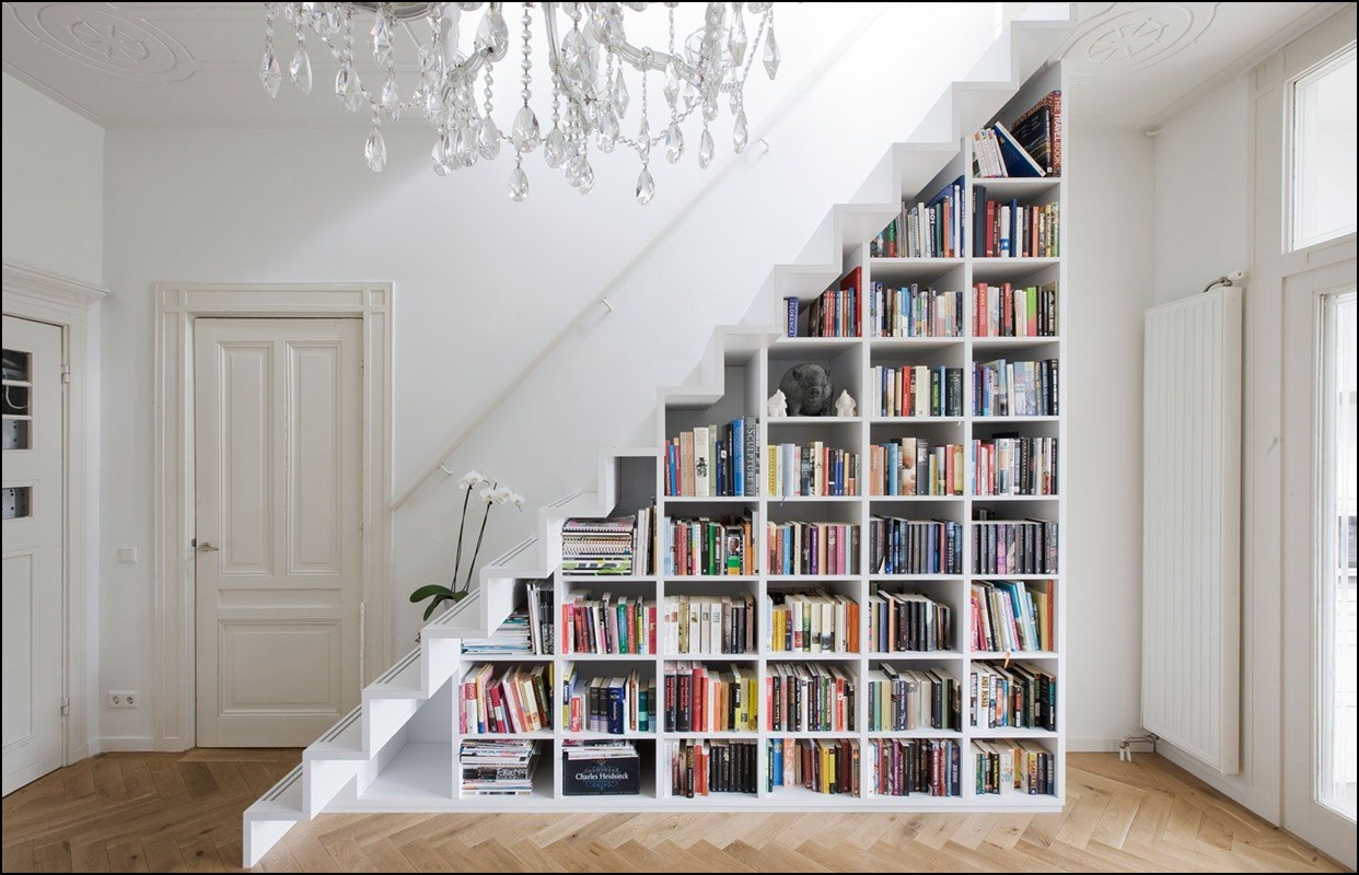 Merdiven Altı Kitaplık Modelleri