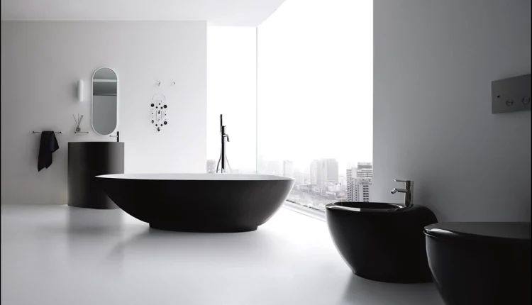 Siyah Beyaz Banyo Modelleri9