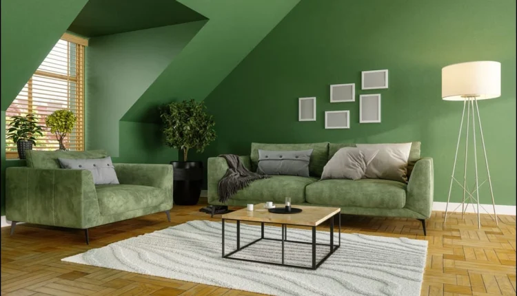 Yeşil Koltuklara Ne Renk Duvar Boyası Gider23