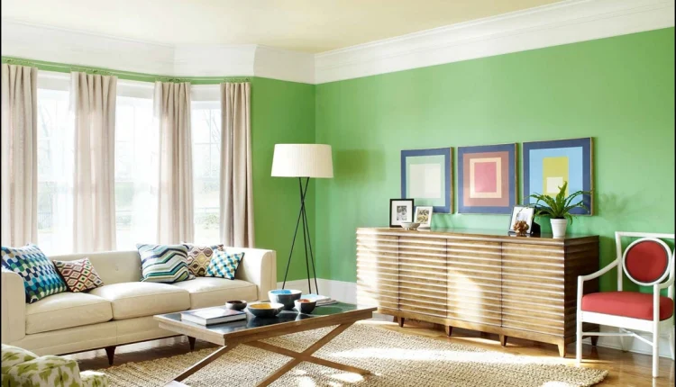 Yeşil Koltuklara Ne Renk Duvar Boyası Gider8