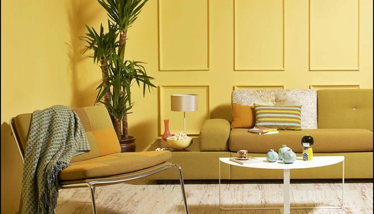 Sarı Oturma Odası Dekorasyonu16
