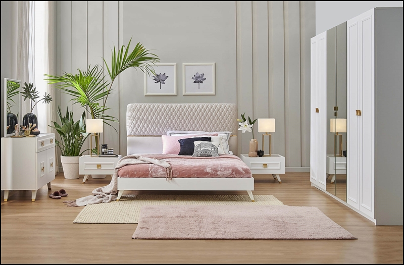 Yeni Trend Çetmen Yatak Odası Mobilyaları