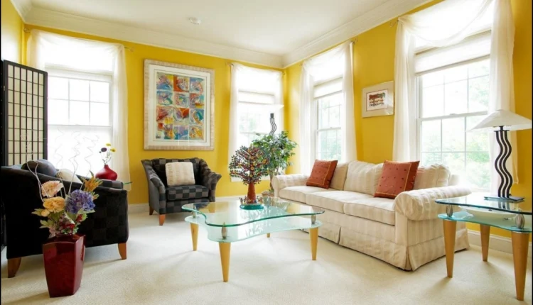 Sarı Oturma Odası Dekorasyonu İçin Öneriler Nelerdir1