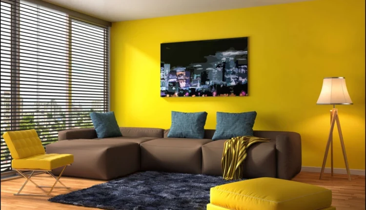 Sarı Oturma Odası Dekorasyonu İçin Öneriler Nelerdir3