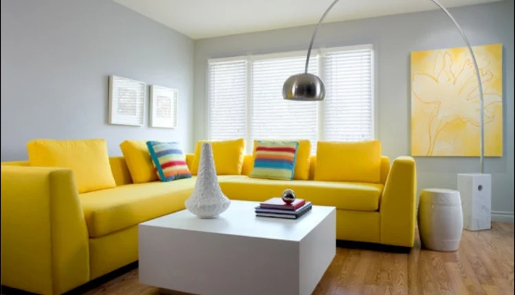 Sarı Oturma Odası Dekorasyonu İçin Öneriler Nelerdir4