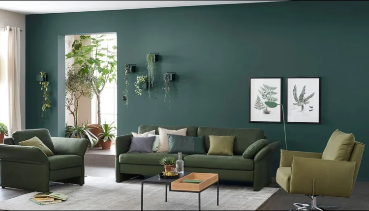 Yeşil Koltuklara Ne Renk Duvar Boyasında Dikkat Edilecekler4